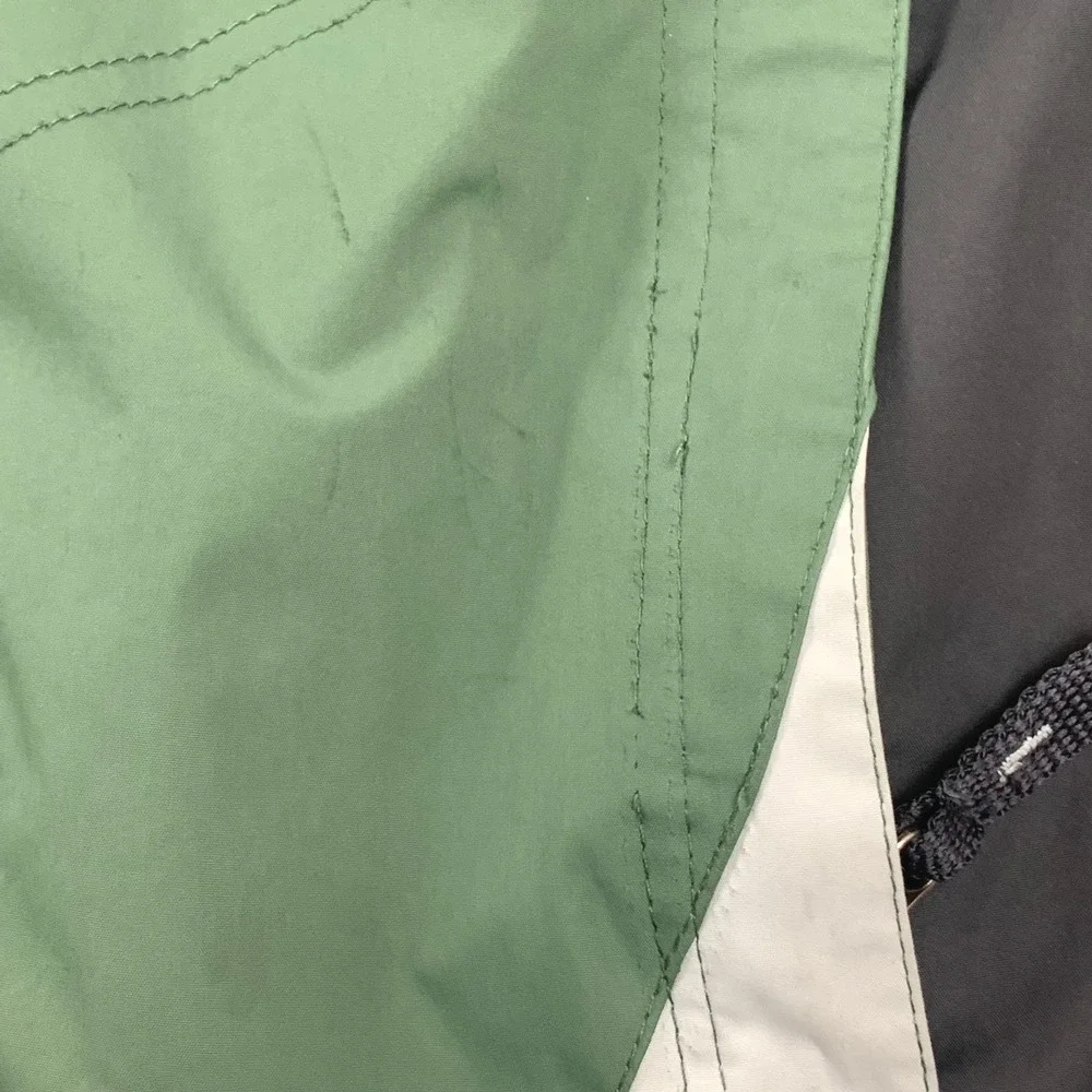 Free Country‎ Jacket Boys XL 14/16 Green Colorblock Hooded FCXtreme Fleece Lined